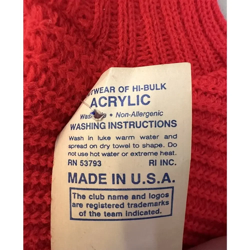 Vintage MLB Cincinnati Reds Acrylic Knit Bootie Socks NWT